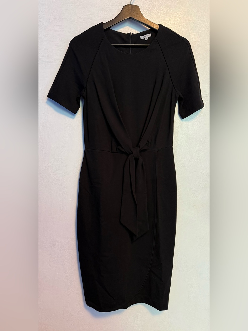 Jigsaw Black Bow Detail Wrap Dress